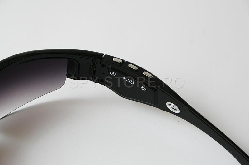 Camera si audio recorder ascunse in ochelari de soare Camera si audio recorder ascunse in ochelari de soare