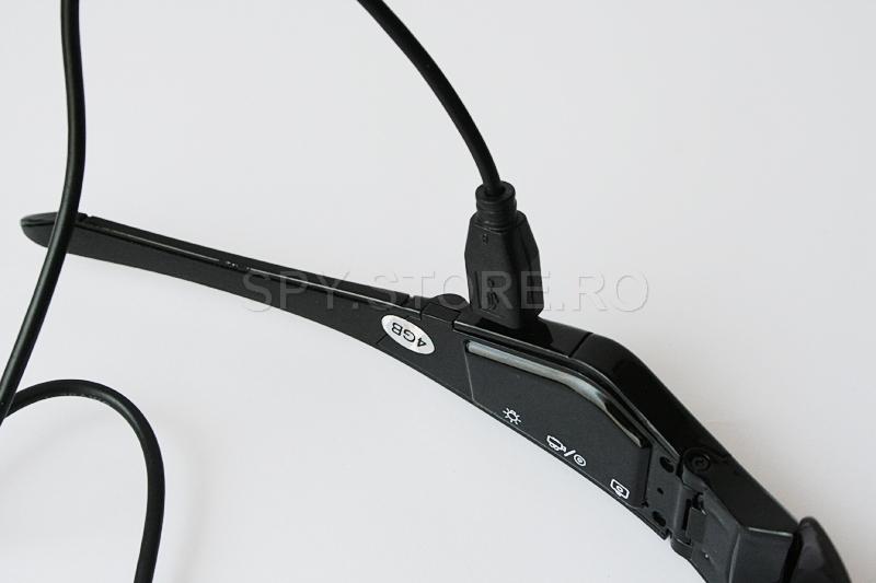 Camera si audio recorder ascunse in ochelari de soare Camera si audio recorder ascunse in ochelari de soare