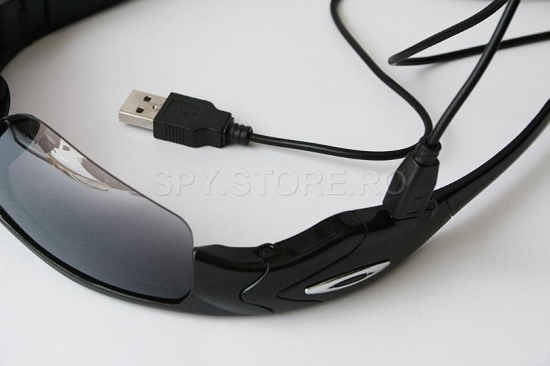 Camera si audio recorder ascunse in ochelari de soare Camera si audio recorder ascunse in ochelari de soare