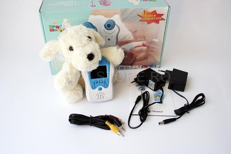 Wireless Audio Camera Baby Monitor ascunsa in jucarie Wireless Audio Camera Baby Monitor ascunsa in jucarie