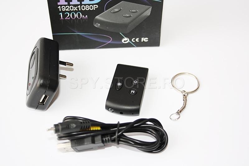 Breloc cu camera si UV lampa