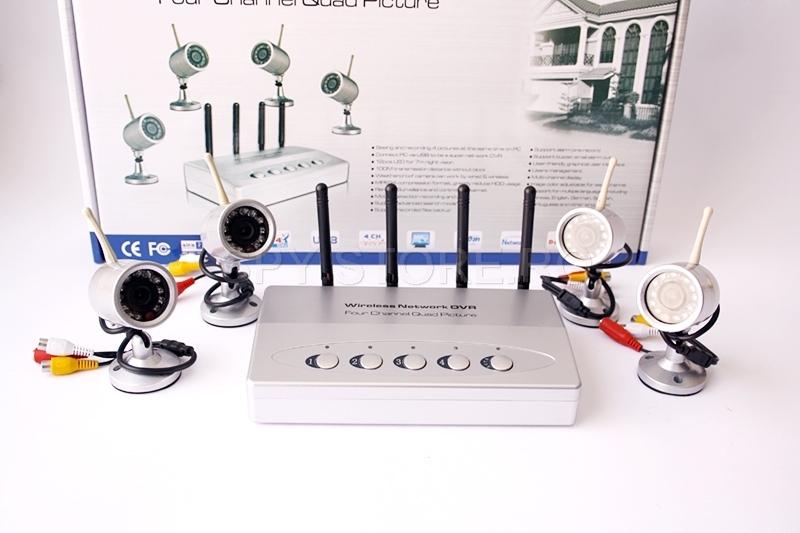 Kit supraveghere video cu 4 camere