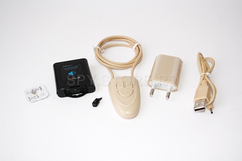 Microcasca neagra + bluetooth receiver