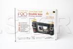 Camera video sport cu doua obiective
