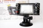 Camera video sport cu doua obiective
