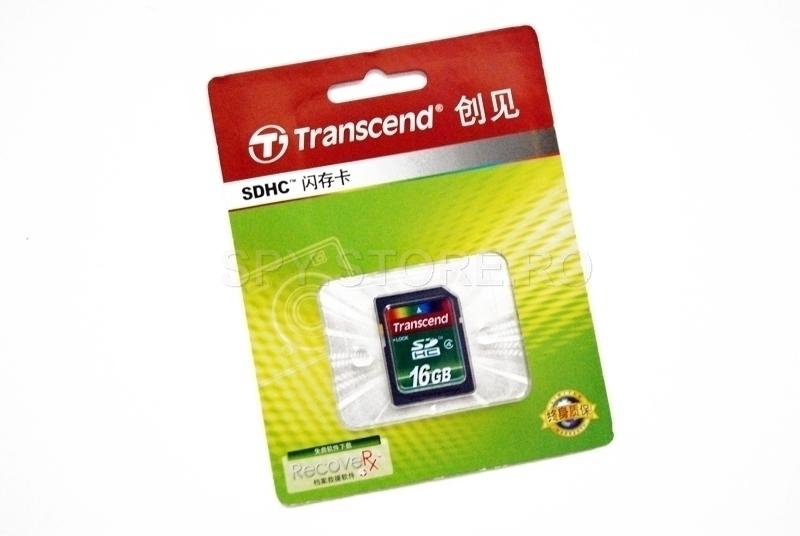 Transcend Memory card, cu capacitatea de 16 GB