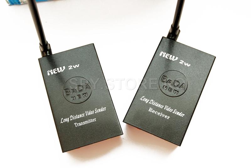 Receptor si emitator wireless de semnale AV - puternice 2 W 