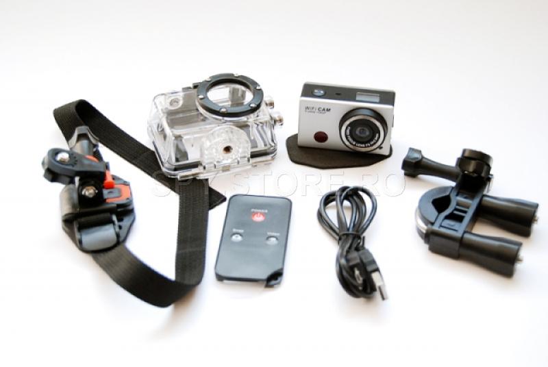 Camera video pentru sportivi Wi-Fi HD Camera video pentru sportivi Wi-Fi HD