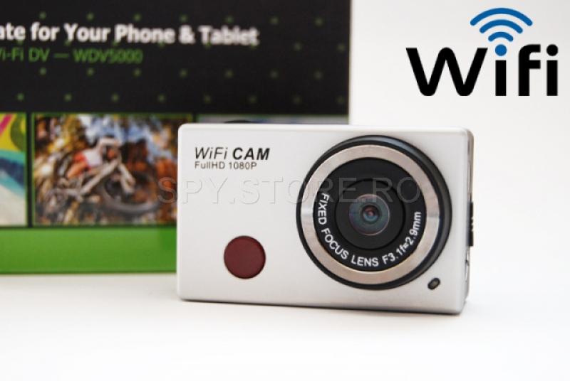 Camera video pentru sportivi Wi-Fi HD