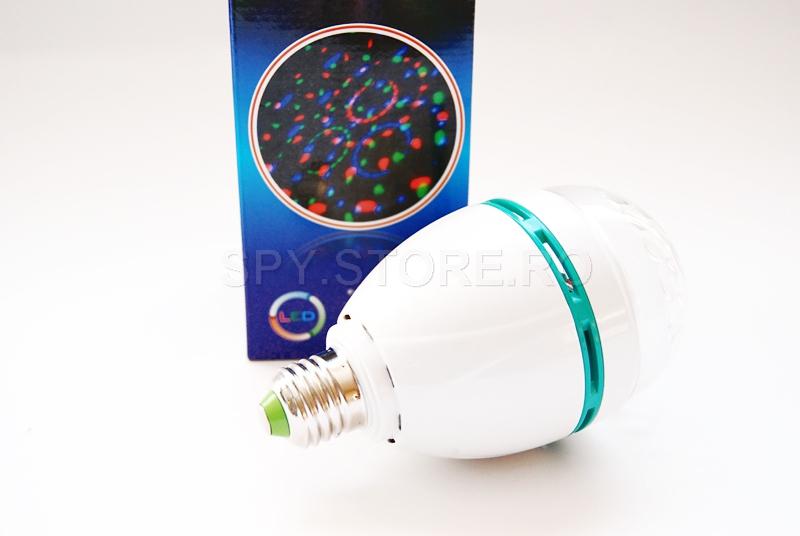 Lampa disco cu activare vocala Lampa disco cu activare vocala
