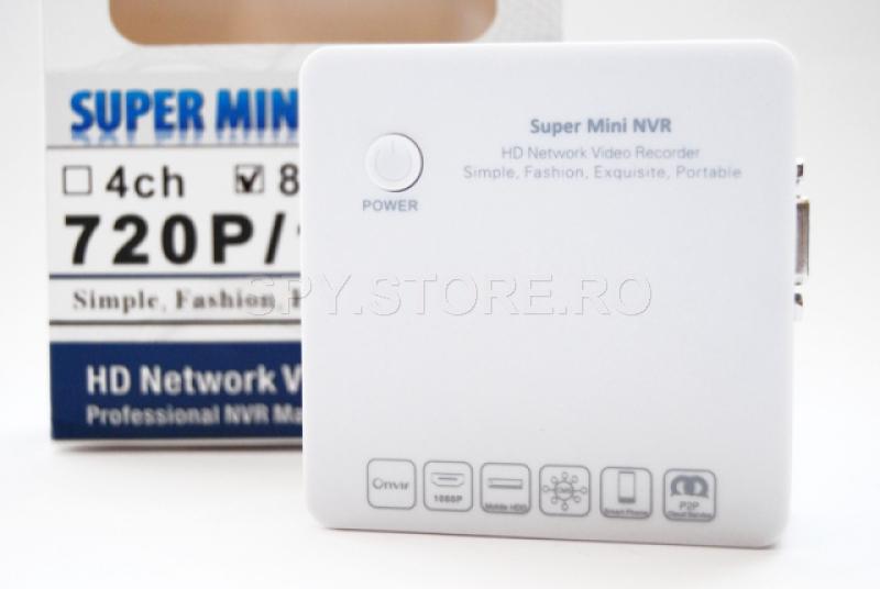 Mini HD NVR pentri camere IP 4 canale 