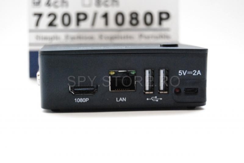 Mini HD NVR patru canale Mini HD NVR patru canale