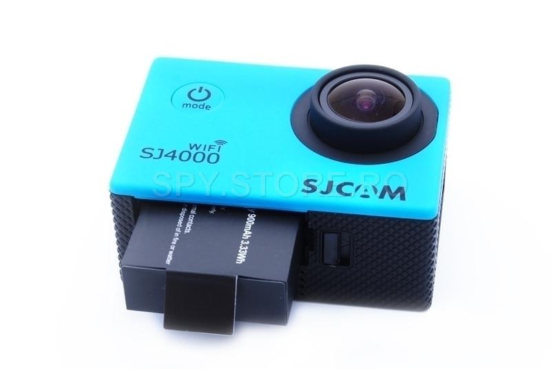 Camera de actiune SJCAM SJ4000 WIFI - albastra Camera de actiune SJCAM SJ4000 WIFI - albastra