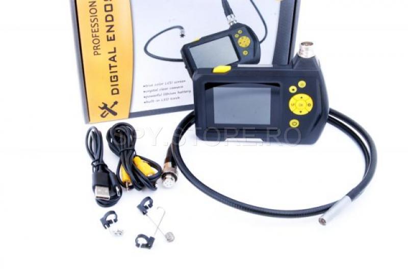 Video-endoscop cu monitor de 2.7 inch Video-endoscop cu monitor de 2.7 inch