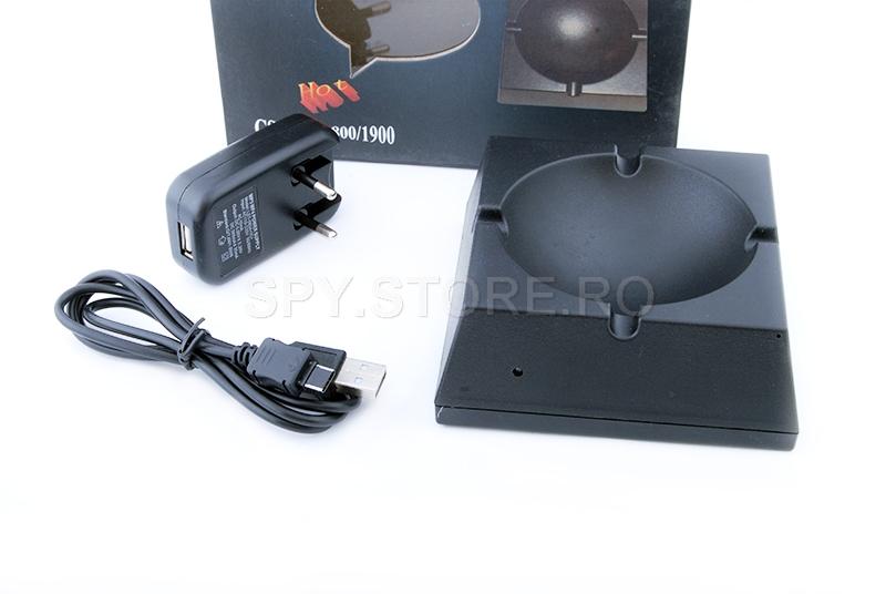 Scrumiera cu camera ascunsa 