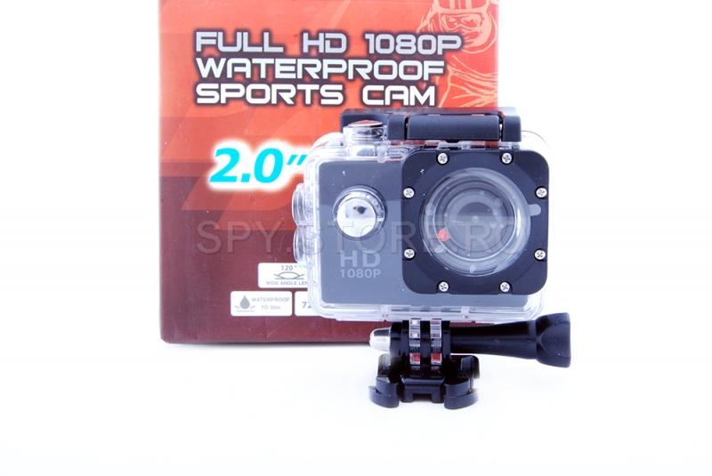 Camera video sport ermetica si display de 1.5 inchi