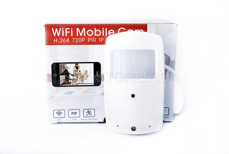 Camera IP in senzor PIR si card microSD