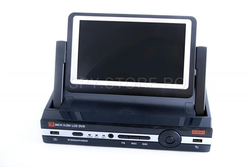 DVR 4 canele si monitor de 7 inchi