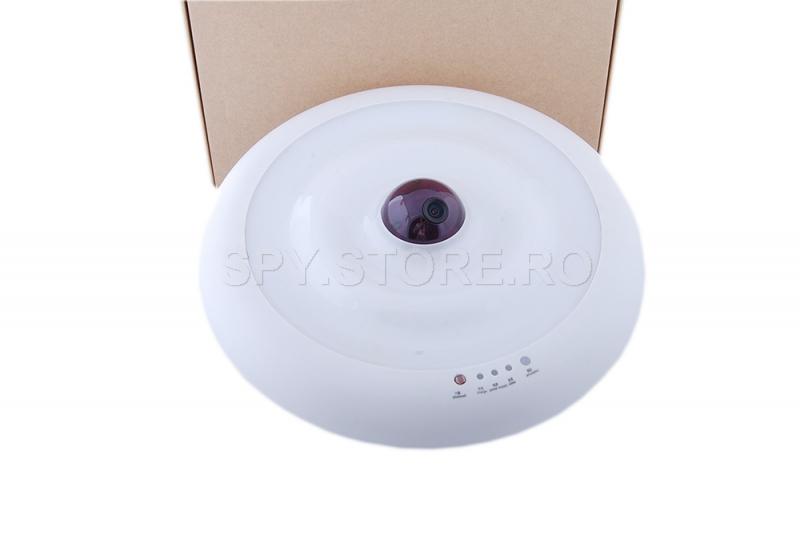 Sistem de alarma - camera IP in corp de iluminat