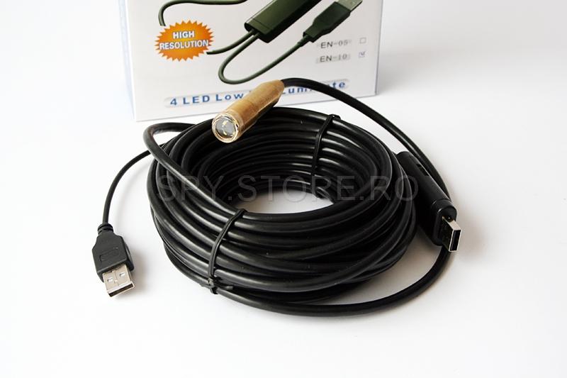 Endoscop rezistent la apa - 15 m