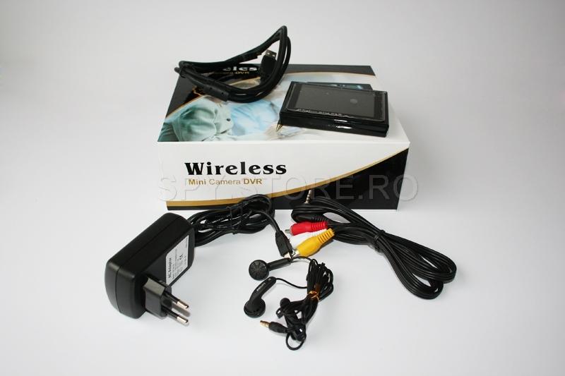 Set camera wireless camuflata in pix si DVR 